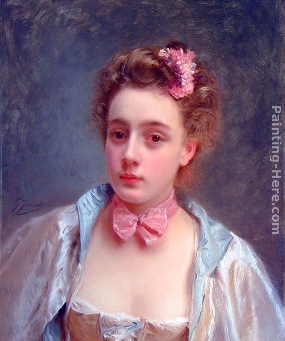 Gustave Jean Jacquet Dressed for the Ball